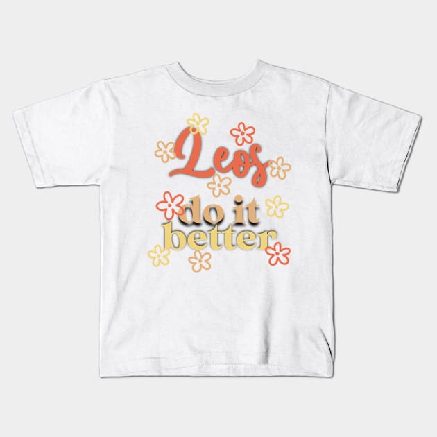 Leo Kids T-Shirt by nicolecella98